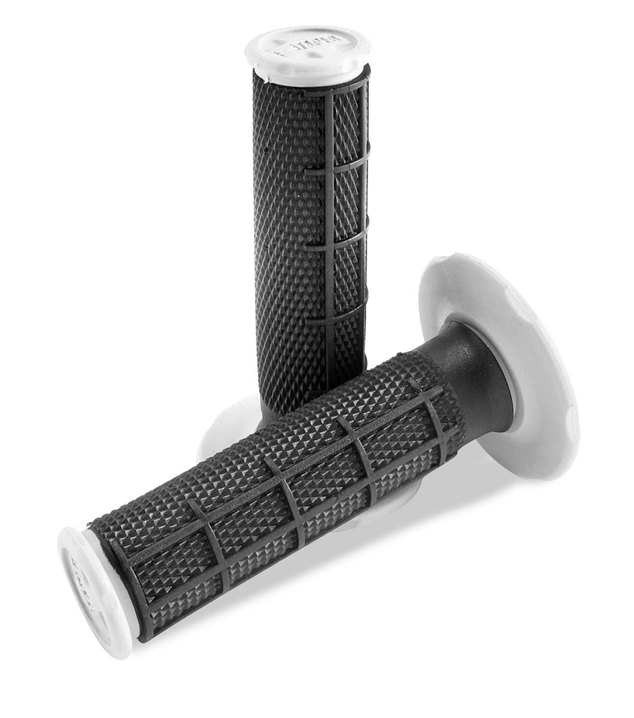 Dual Density Half Waffle Grips - Black/Grey