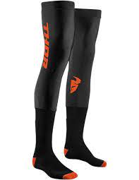 Comp S8 Knee Brace Sock - Black/Orange