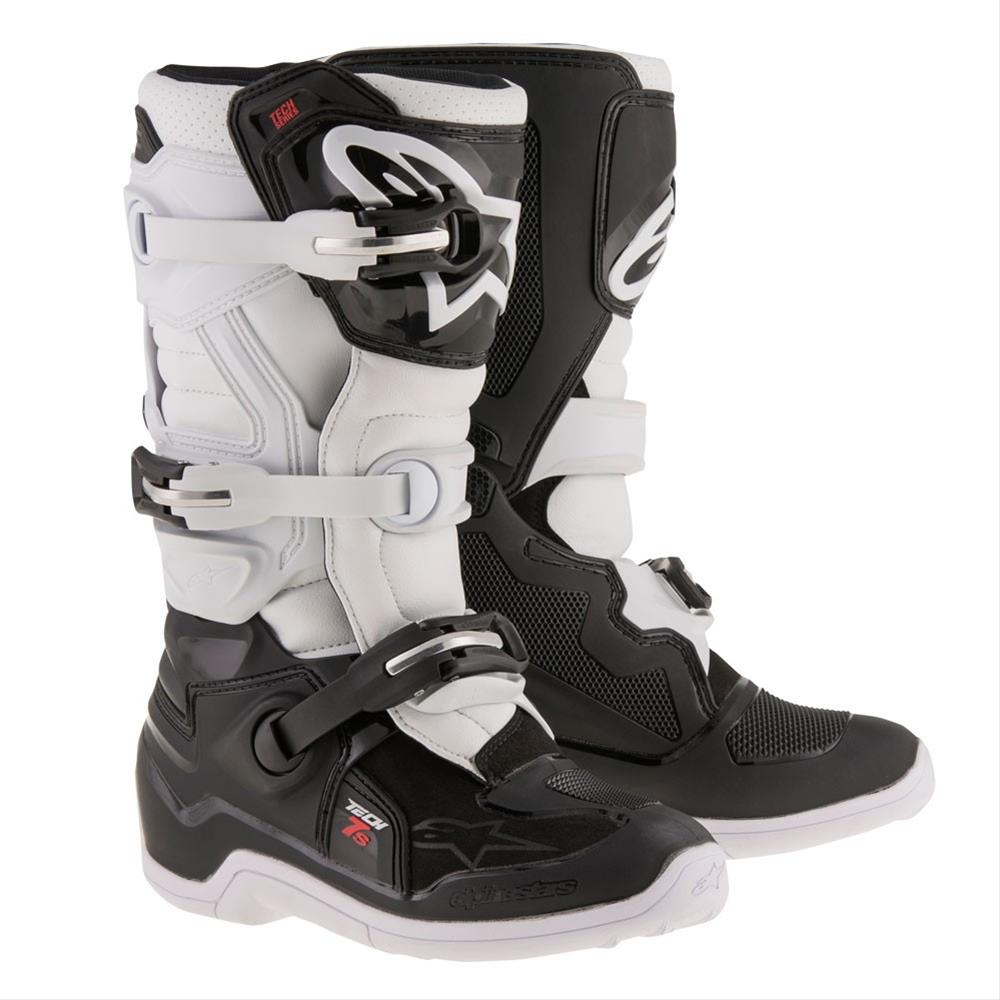 Alpinestars Youth MX Tech 7S - Black/White - EMD Online