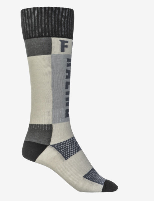 FLY Youth MX Thick - Grey/Black - EMD Online