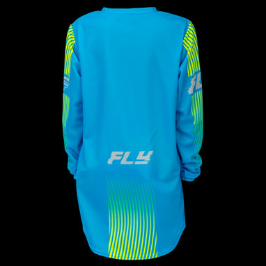 F-16 Youth Jersey- Blue/Hi-vis