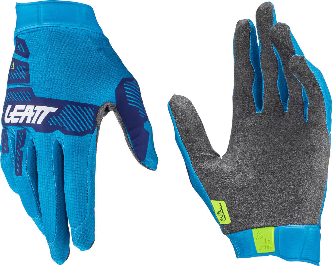 1.5 GripR Moto Glove- Cyan