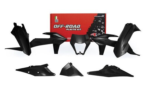 KTM 6 Piece Plastic Kit - Black