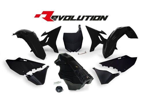 Yamaha Revolution 7 Piece Plastic Kit - Black