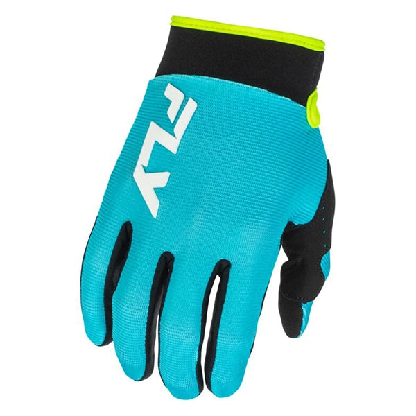 F-16 Gloves- Aqua/Black/White