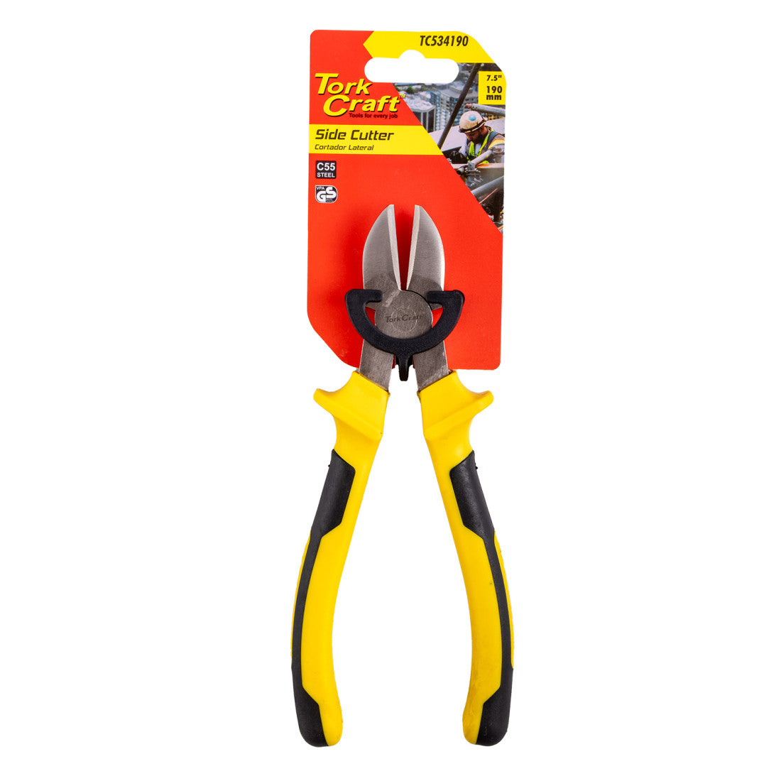 Tork Craft Side/Diagonal Cutter 190mm Plier