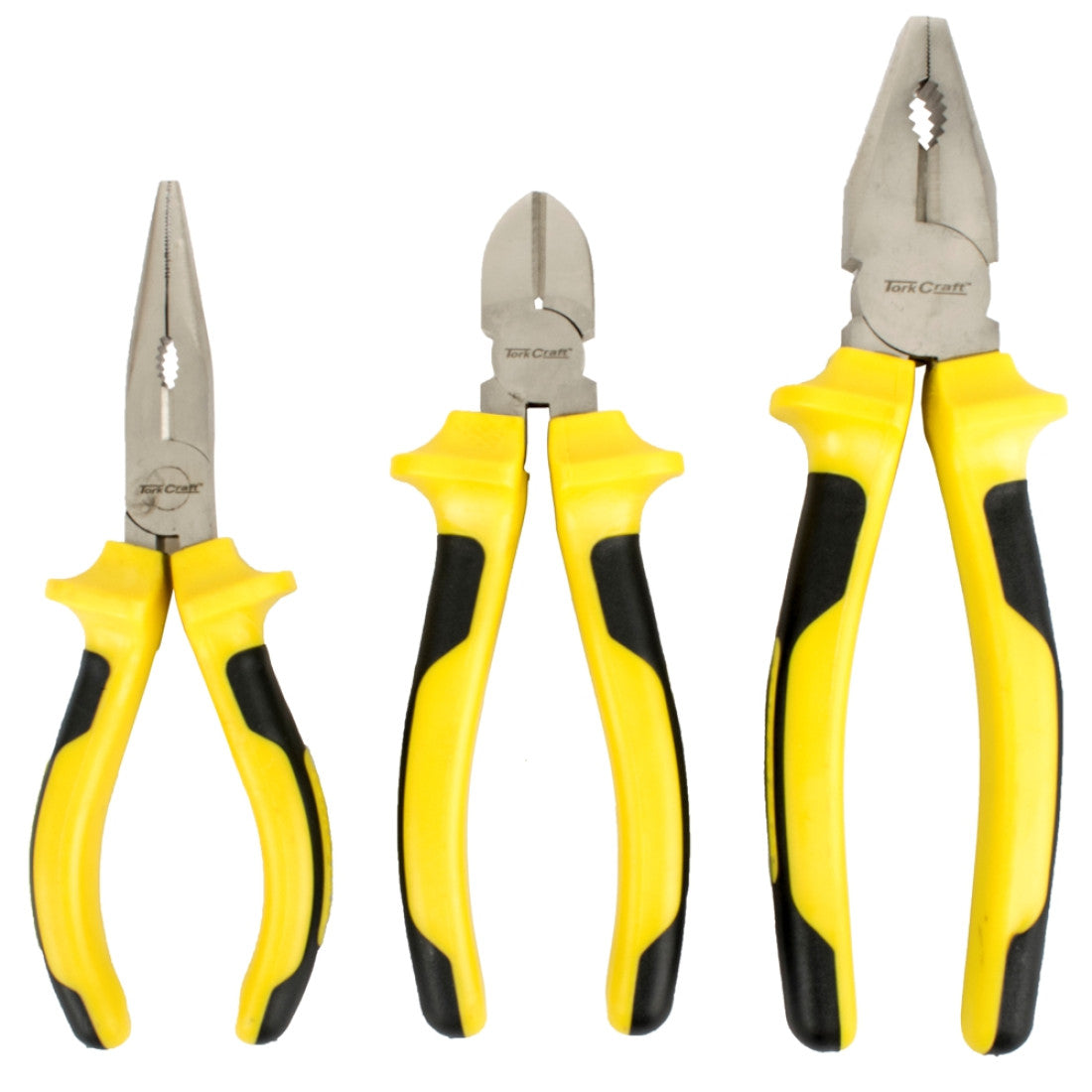 Tork Craft 3pcs Plier Comb KITit Side Long Nose