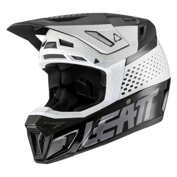 LEATT Moto Kit 8.5 V21 - Black/White - EMD Online