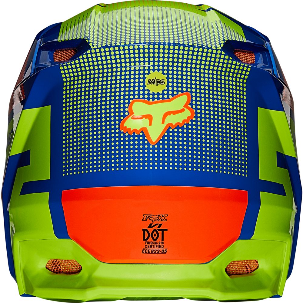 Fox Youth V1 Oktiv Helmet - Blue - EMD Online