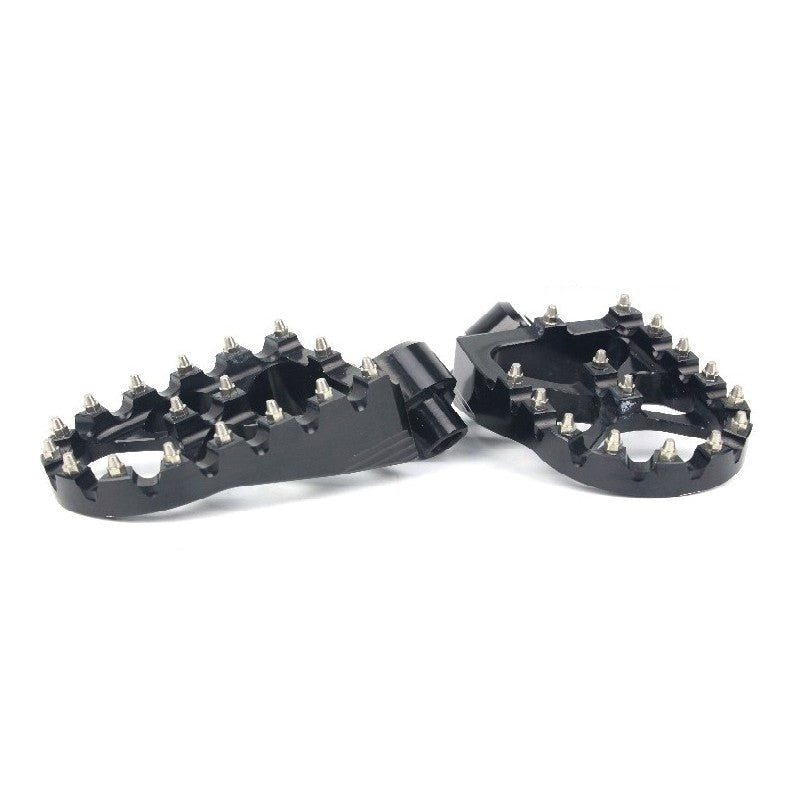 MSD Yamaha Wide Alloy Foot Pegs - Black - EMD Online