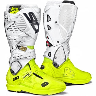 SIDI Crossfire 3 Series - White/Yellow Fluo - EMD Online