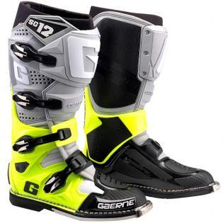 Gaerne SG 12 MX - Grey/Yellow - EMD Online