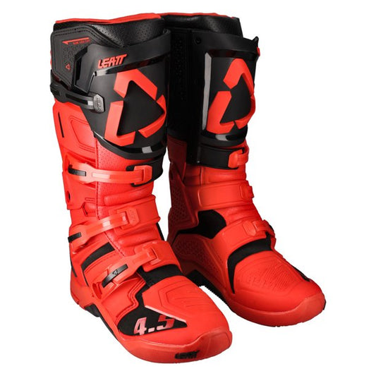 LEATT 2022 4.5 Boot - Red - EMD Online