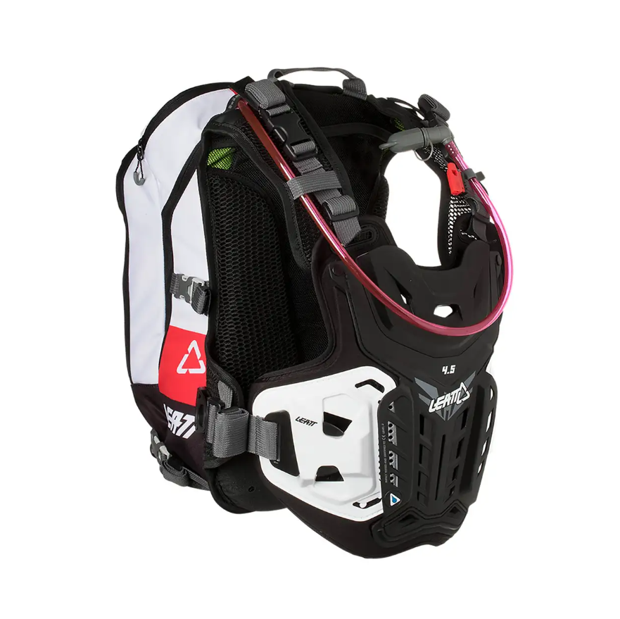 LEATT GPX 4.5 Hydra Chest Protector - Black/White - EMD Online
