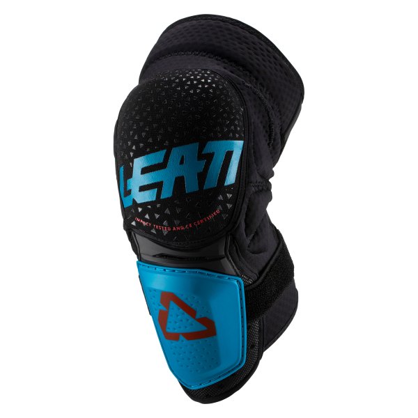 LEATT 3DF Hybrid Knee Guard - Fuel/Black - EMD Online