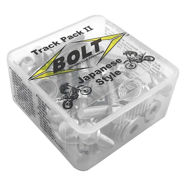 Bulloni Moto Hardware (54TRKPK) – Kit Fissaggio Giapponese Track Pack II – 54 Pezzi Per Honda, Yamaha, Kawasaki, Suzuki