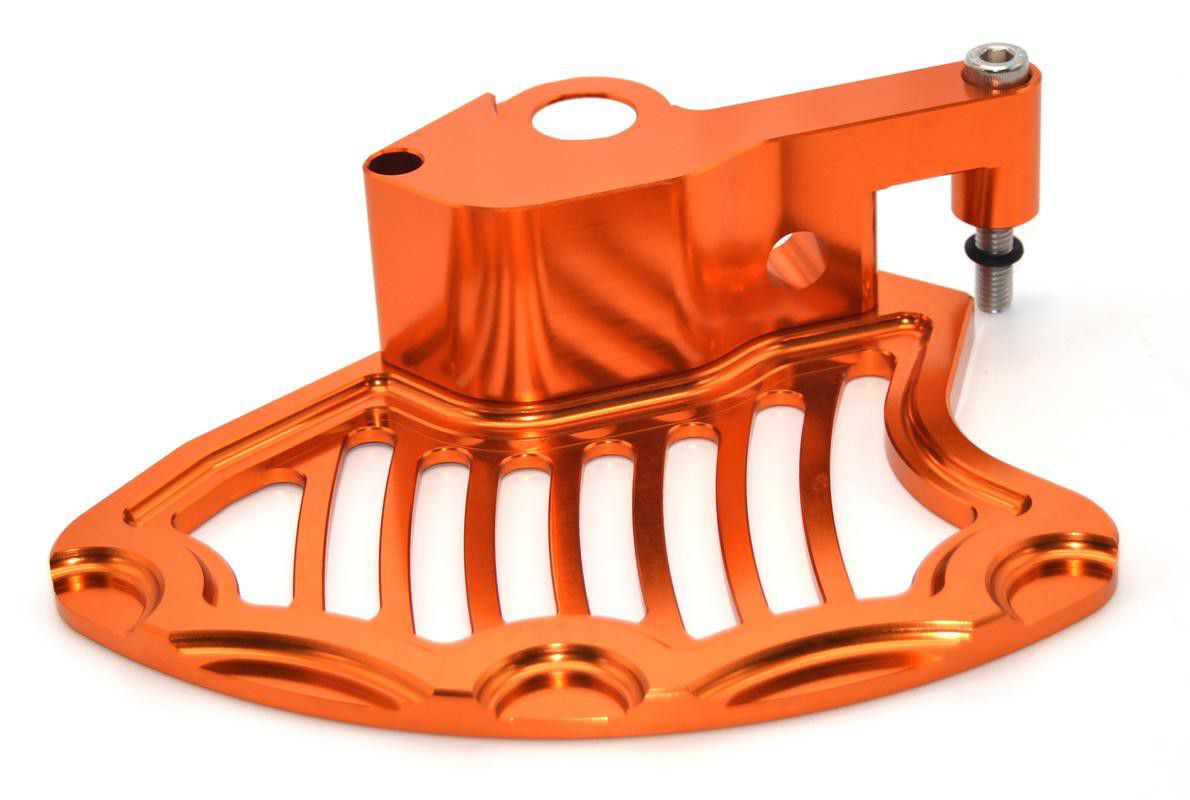 Racecraft KTM Front Disc Guard - Orange - EMD Online