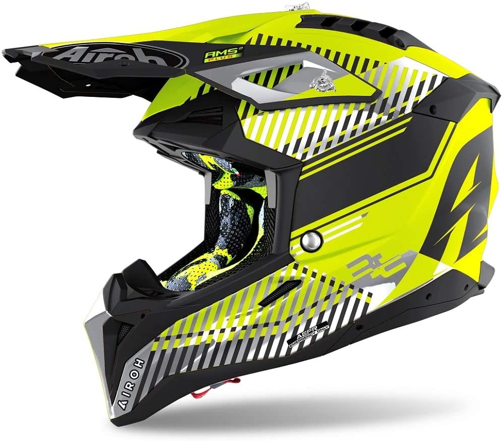 Airoh Aviator 3 Wave - Yellow Matte - EMD Online