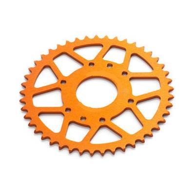 Racecraft 48T KTM Aluminium Sprocket - Orange - EMD Online