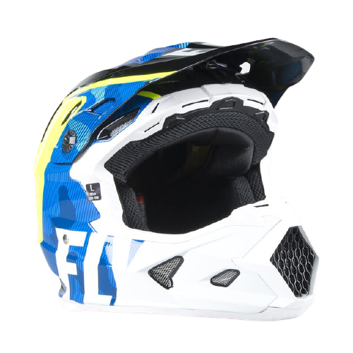FLY Youth Toxin Transfer MIPS - Blue/Hi-Vis/White - EMD Online