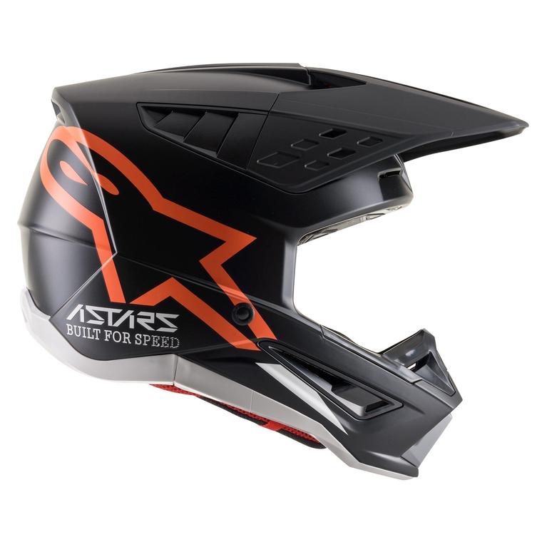 Alpinestars Supertech M5 Compass Matte - Black/Orange Fluo Matte - EMD Online