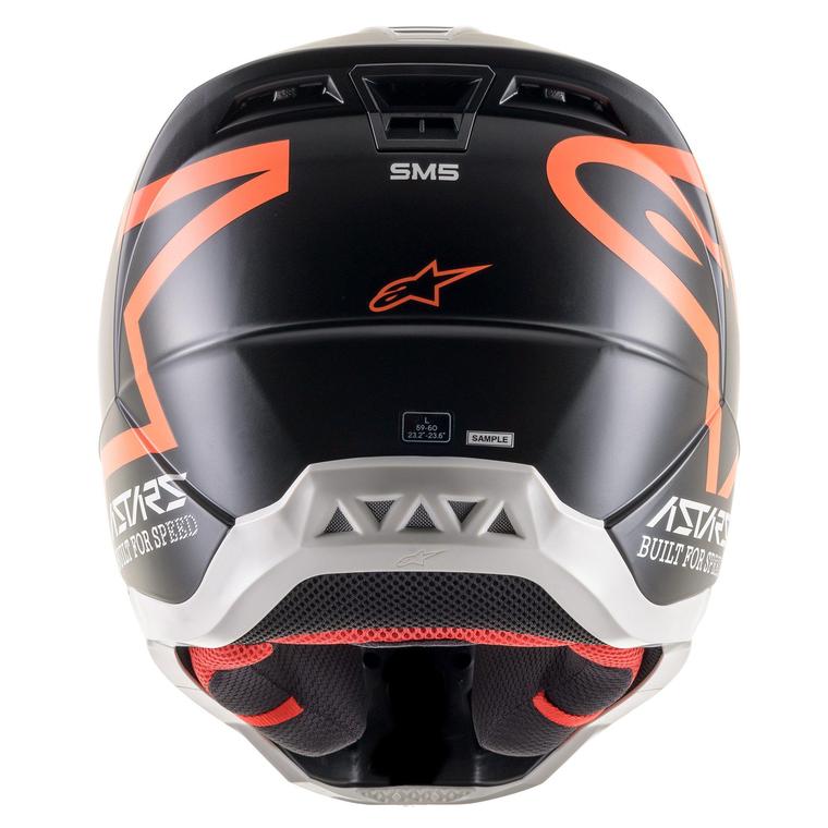 Alpinestars Supertech M5 Compass Matte - Black/Orange Fluo Matte - EMD Online