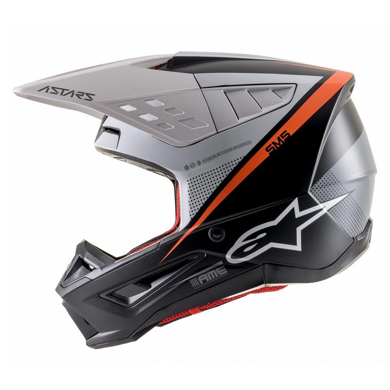 Alpinestars Supertech M5 Rayon - Black/White/ Fluo Orange Matt - EMD Online