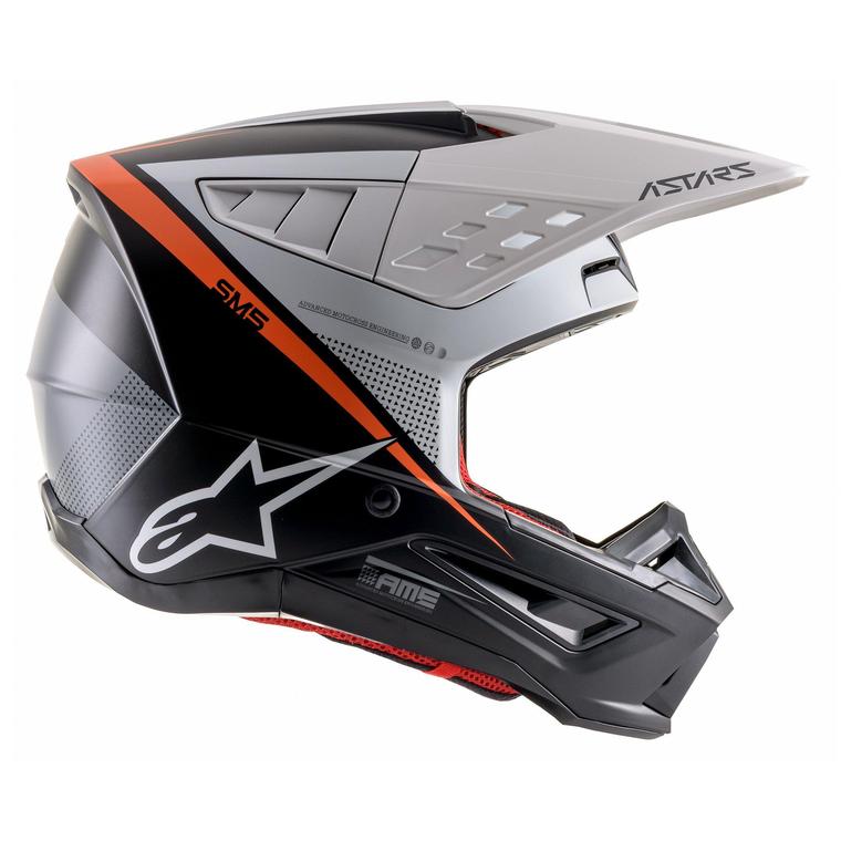 Alpinestars Supertech M5 Rayon - Black/White/ Fluo Orange Matt - EMD Online