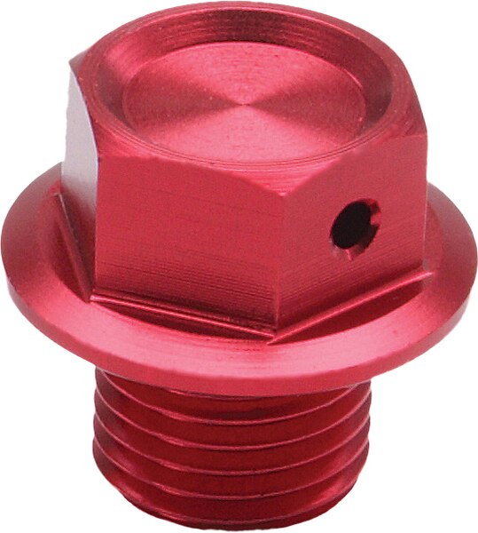 Zeta Magnetic Drain Bolt - Red - EMD Online