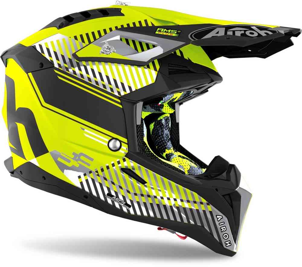 Airoh Aviator 3 Wave - Yellow Matte - EMD Online