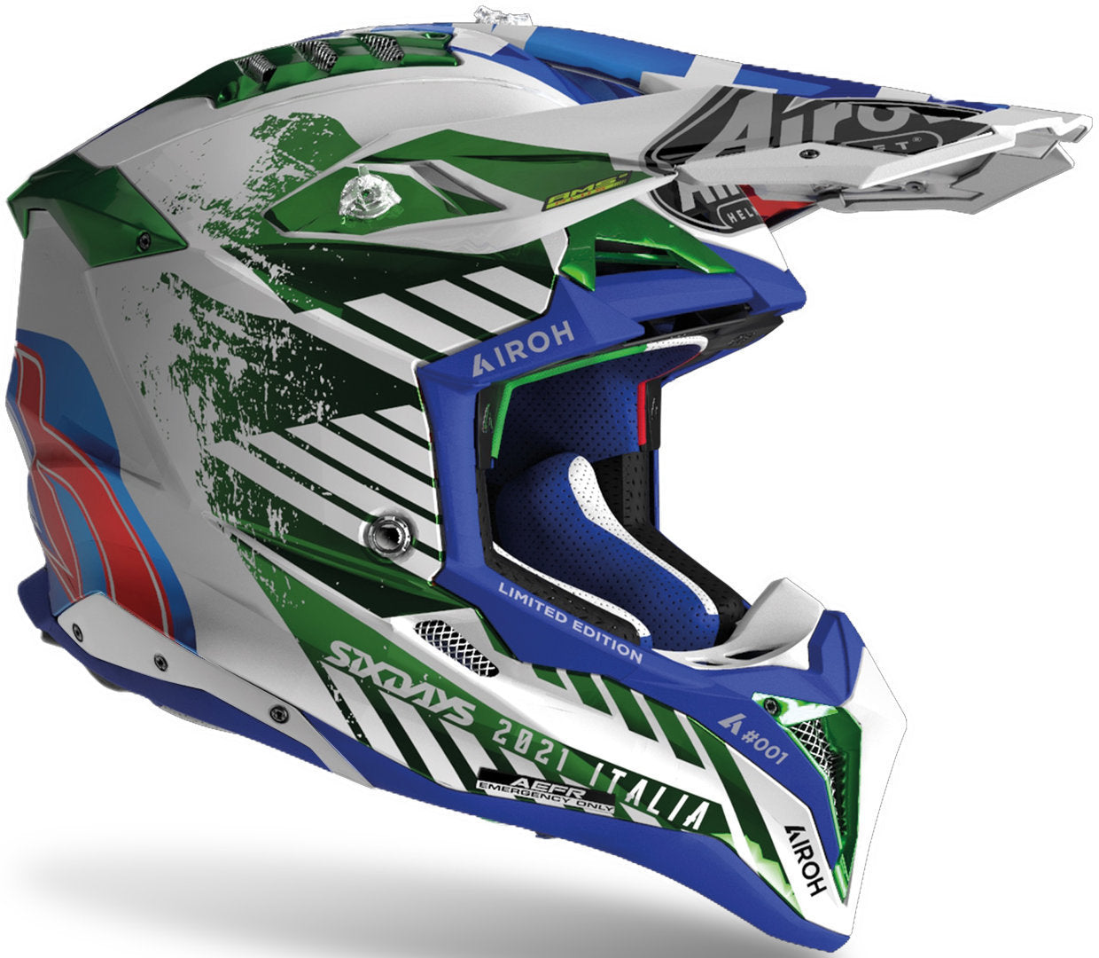 Airoh Aviator 3 Six Days Italy 2021 Carbon - EMD Online
