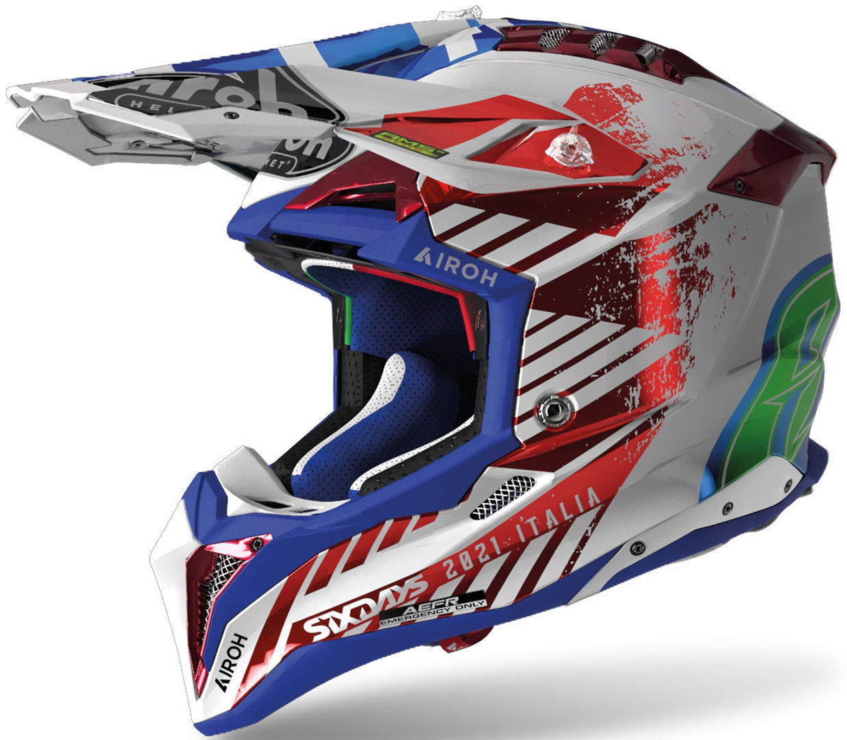 Airoh Aviator 3 Six Days Italy 2021 Carbon - EMD Online
