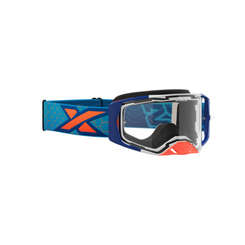 EKS Brand LUCID - CYAN / FLUO ORANGE - CLEAR LENS - EMD Online