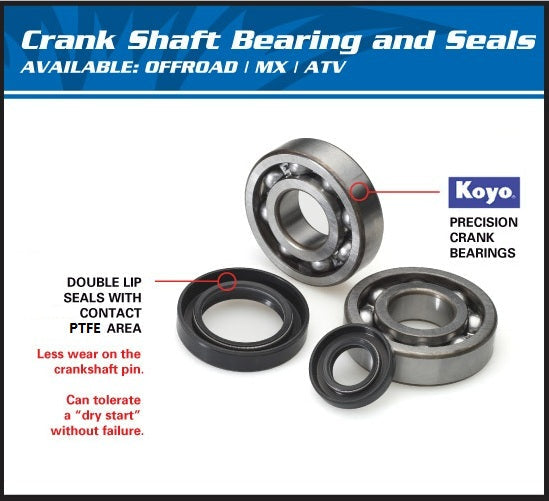 All Balls Husaberg Crank Shaft Bearing Kit - EMD Online