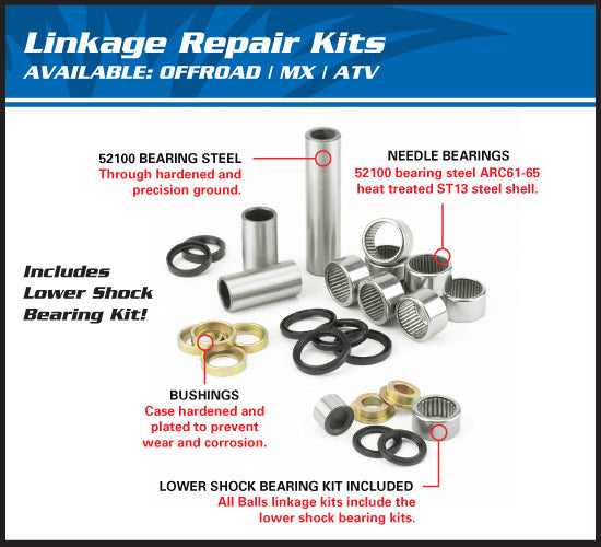 All Balls Gas-Gas Linkage Bearing & Seal Kit - EMD Online