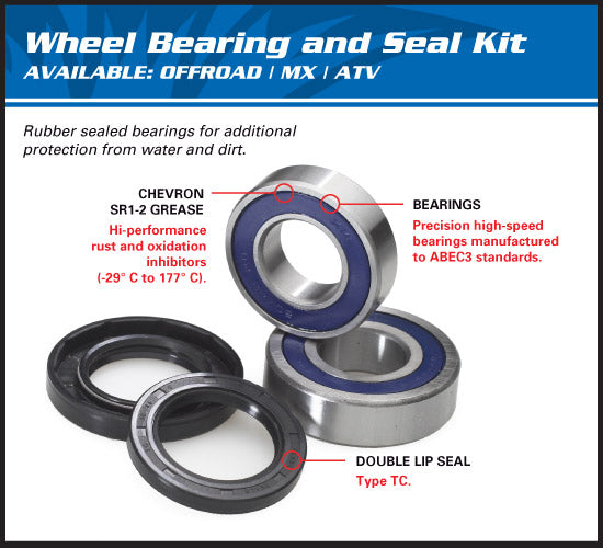 All Balls Yamaha Rear Wheel Bearing Kit - EMD Online