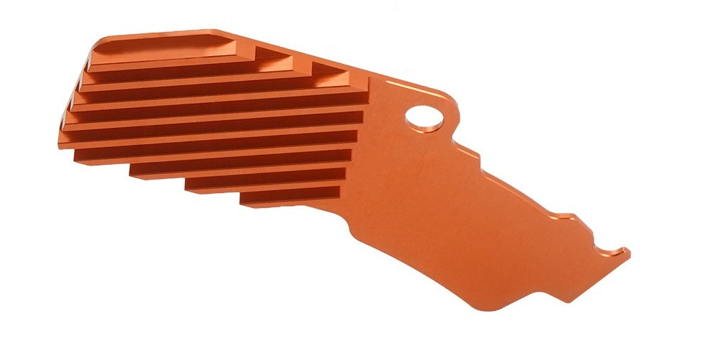 Racecraft KTM Rear Brake Heat Sink Caliper Cooler - Orange - EMD Online