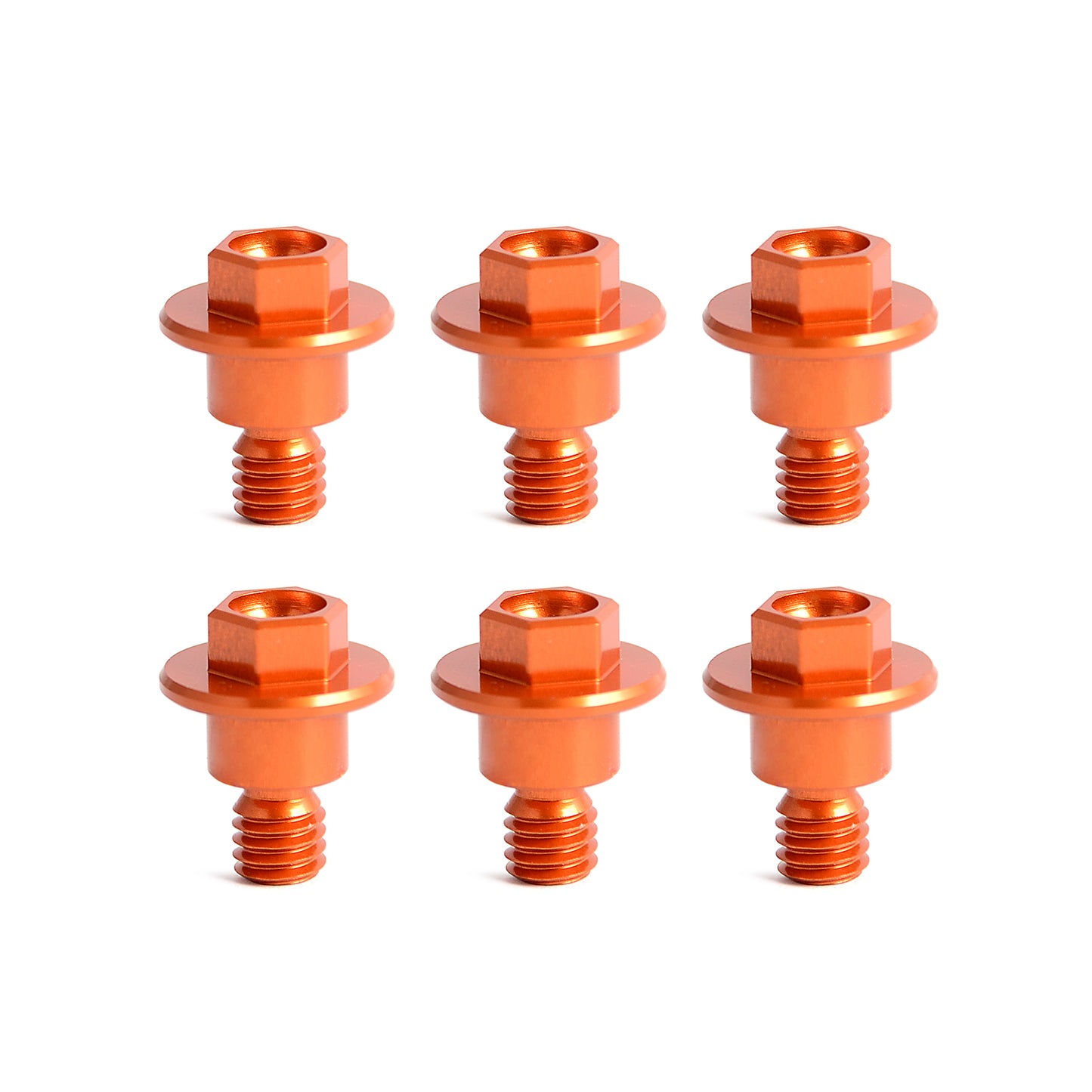 Racecraft KTM Fork Guard Bolt Set - Orange - EMD Online
