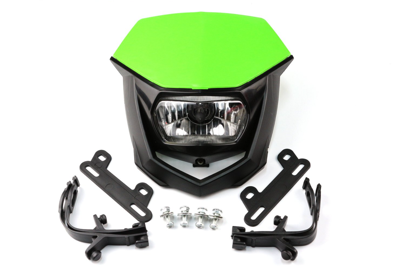 Racecraft Universal Headlight - Green - EMD Online
