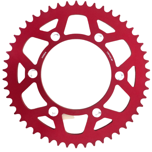 Racecraft 48T Honda Aluminium Sprocket - Red - EMD Online