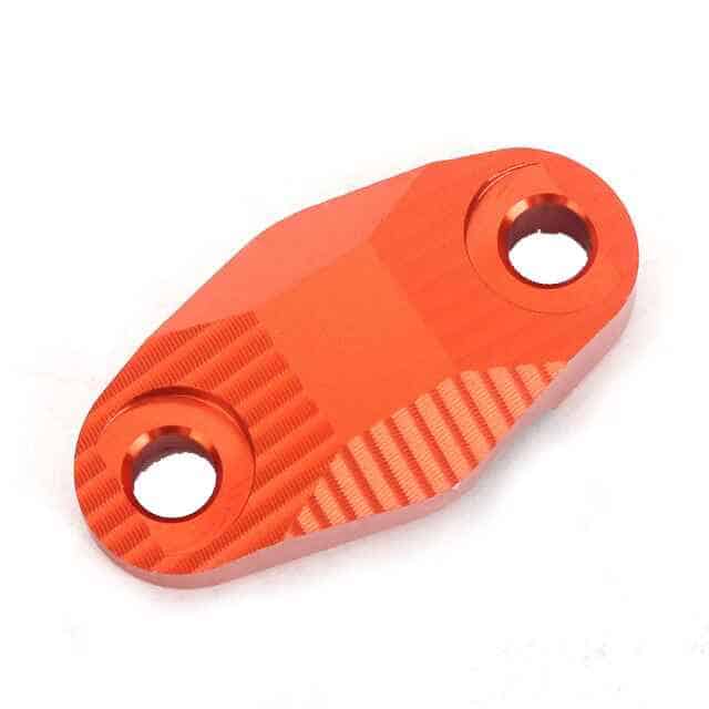 Racecraft Front Brake Hose Clamp - Orange - EMD Online