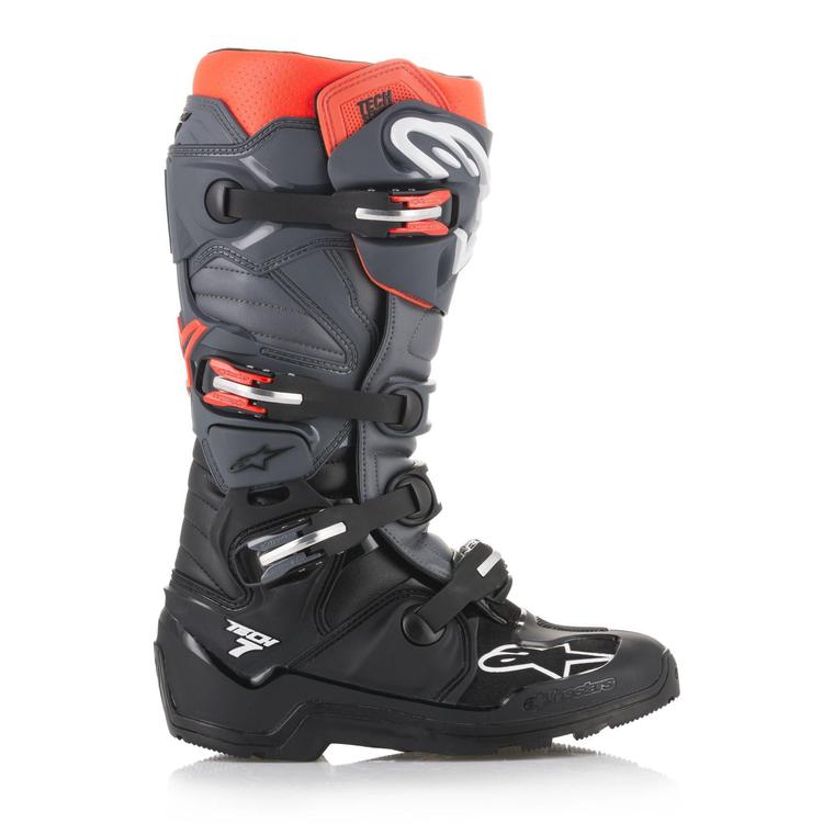 Alpinestars Tech 7 Enduro - Grey/ Red - EMD Online