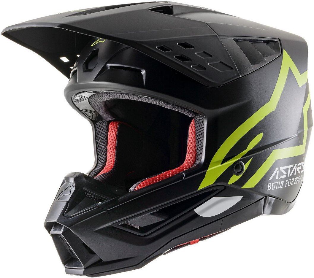 Alpinestars Supertech M5 Compass Matte - Black/Fluo Yellow - EMD Online