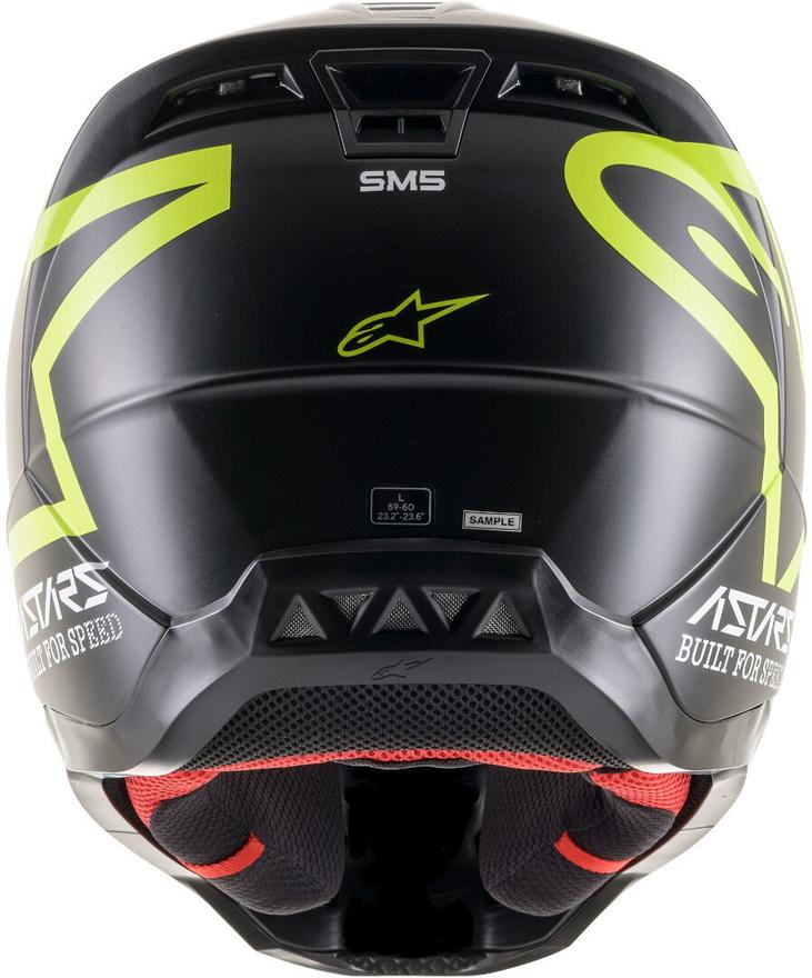 Alpinestars Supertech M5 Compass Matte - Black/Fluo Yellow - EMD Online