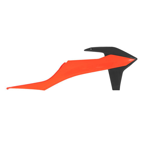 Racetech KTM Radiator Scoop - Orange / Black - EMD Online