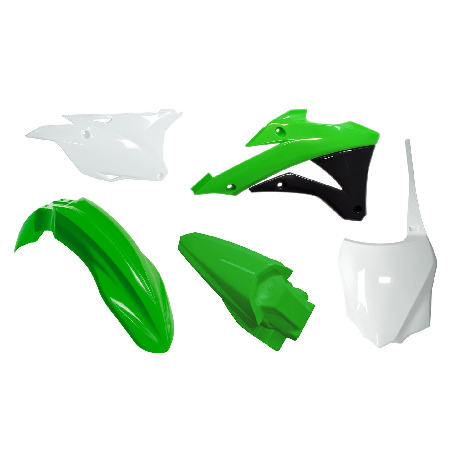Racetech Kawasaki 5 Piece Plastic Kit - OEM - EMD Online