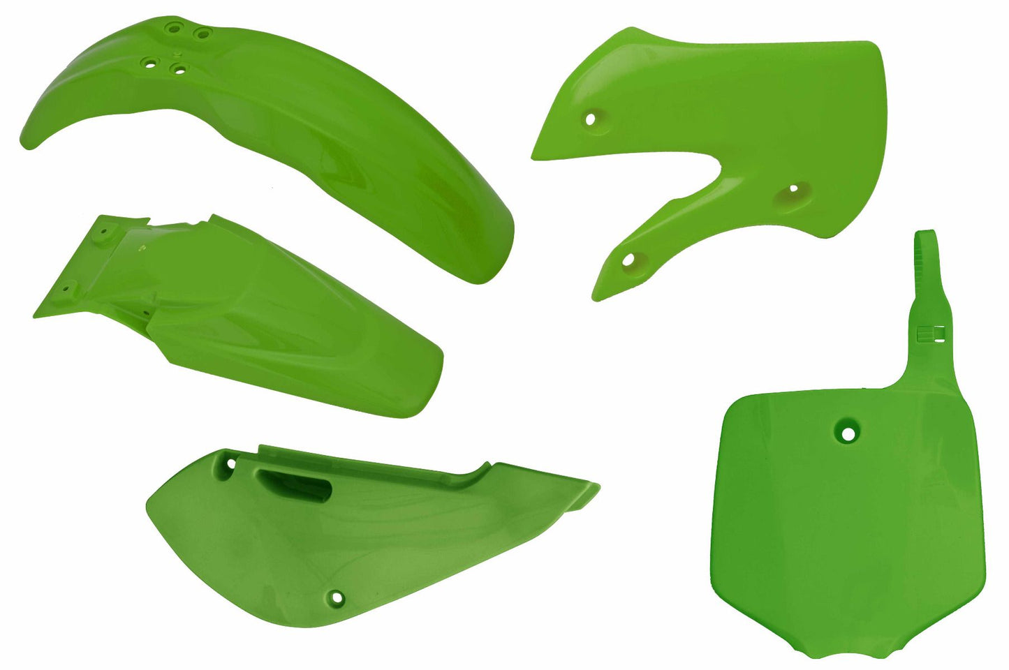 Racetech Kawasaki 5 Piece Plastic Kit - OEM - EMD Online