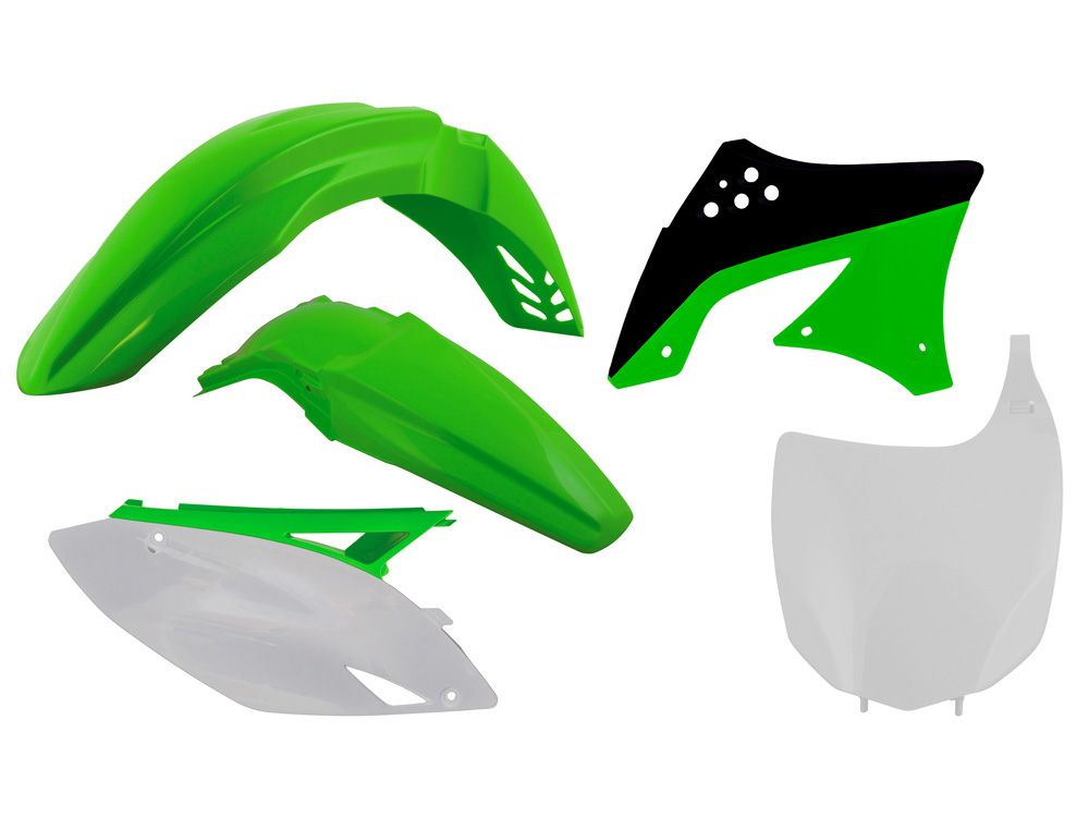 Racetech Kawasaki 5 Piece Plastic Kit - OEM - EMD Online