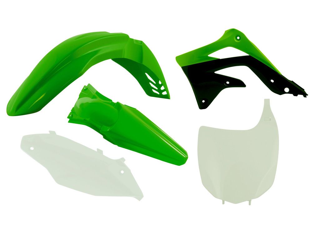 Racetech Kawasaki 5 Piece Plastic Kit - OEM - EMD Online
