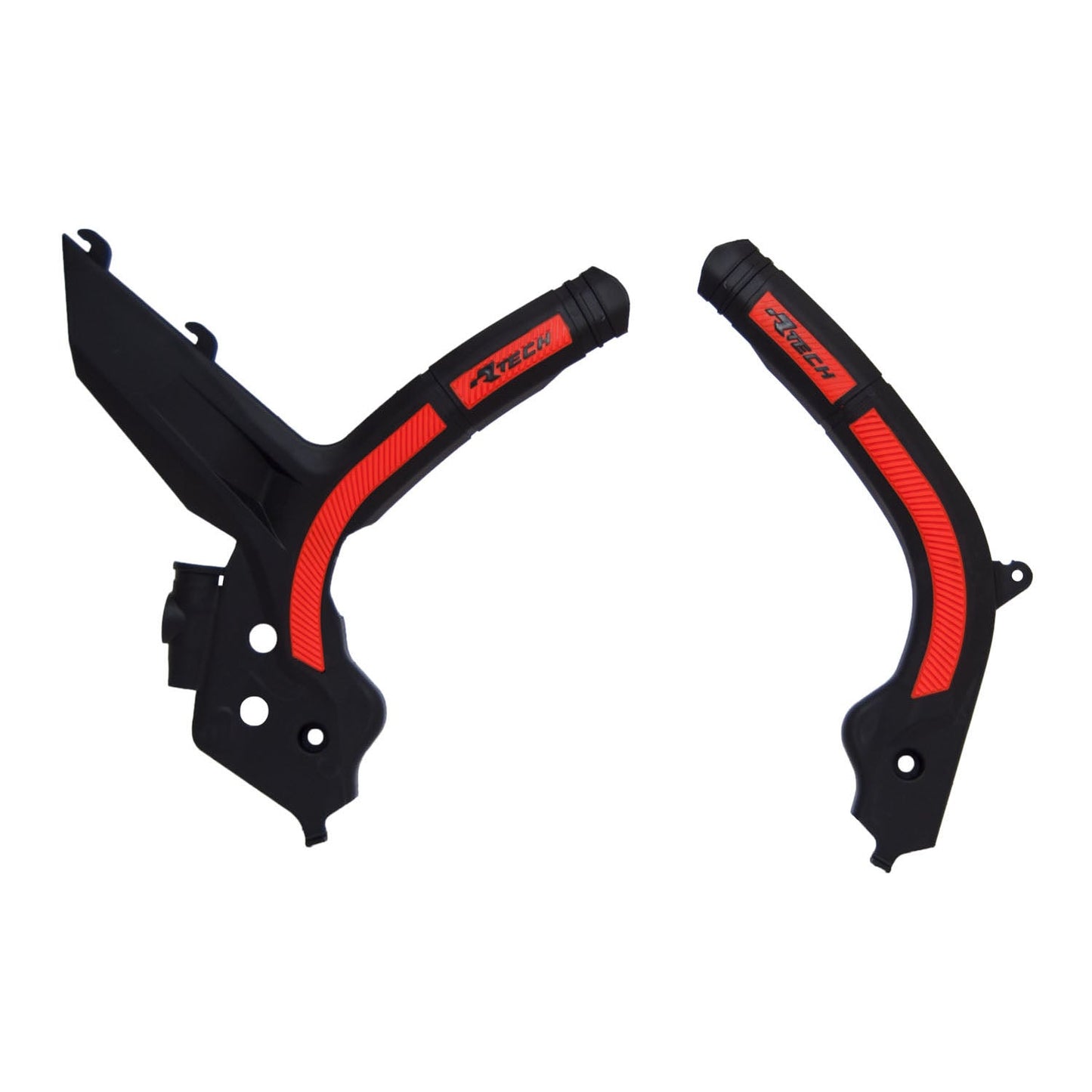 Racetech KTM Frame Protectors - Black/Orange - EMD Online
